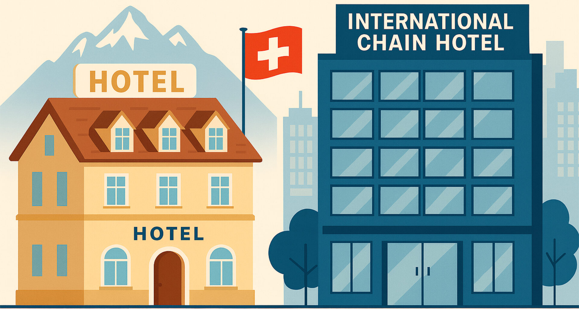 Accor, Marriott & Co. wachsen auch in der Schweiz: Geraten KMU-Hotels vermehrt unter Druck?