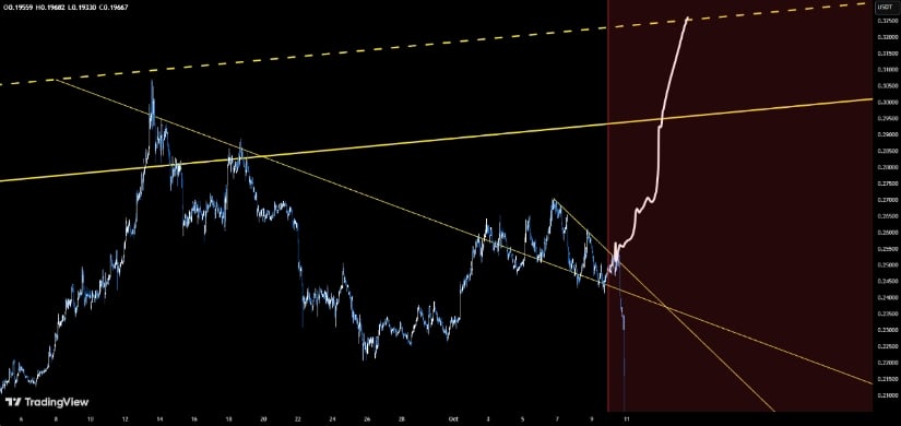 Support at $0.18: A Key Defensive Line for Dogecoin
