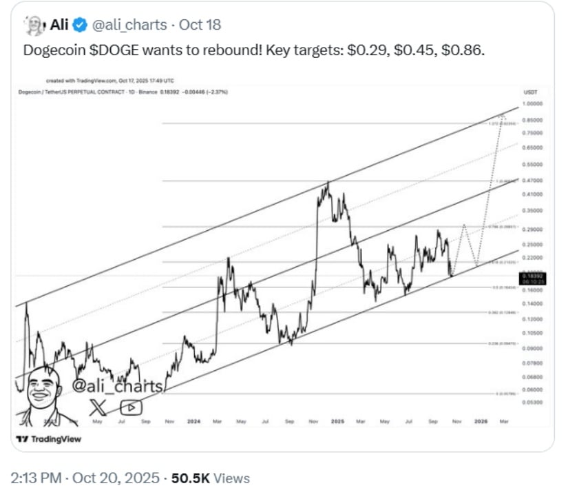 Dogecoin Shows Renewed Strength After Period of Consolidation