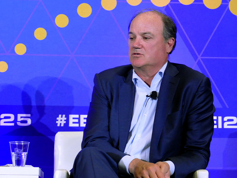 Xcel Energy's Bob Frenzel tells financial analysts many thing.