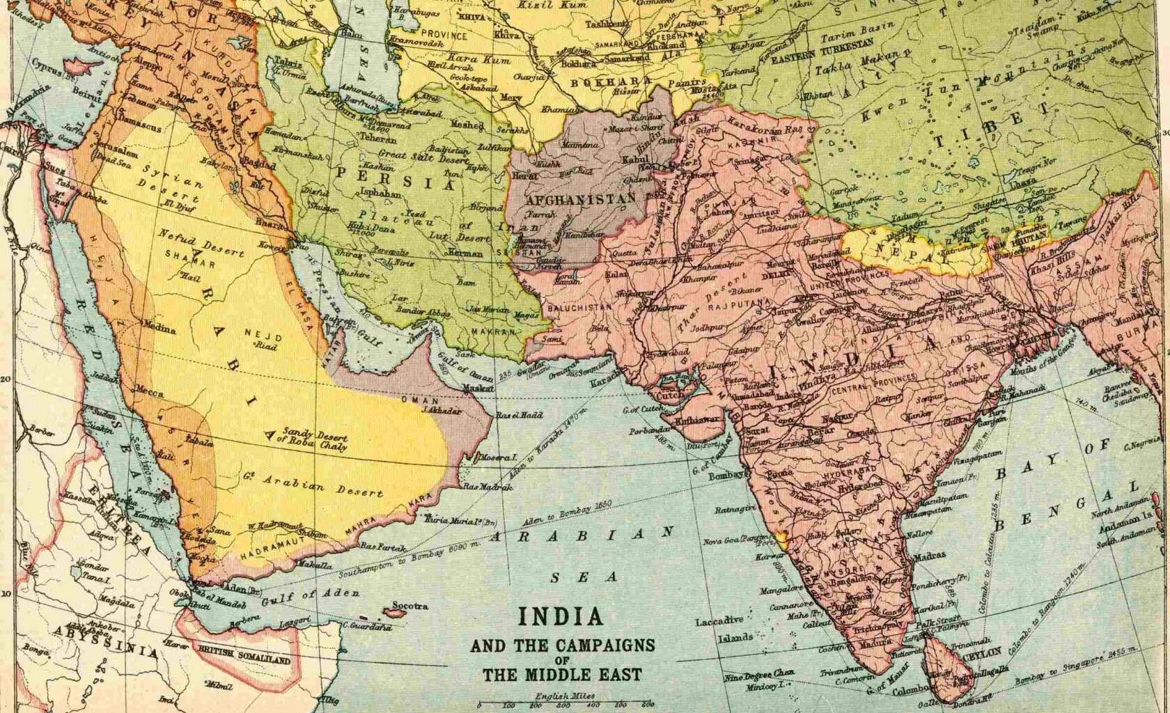The imperial past of Indian geopolitics