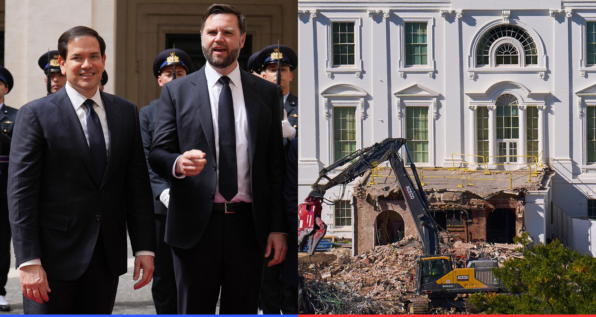 Media Miss Minute: Most Americans don't agree with Trump demo of the East Wing; and Trump floats possible Vance-Rubio 2028 ticket.