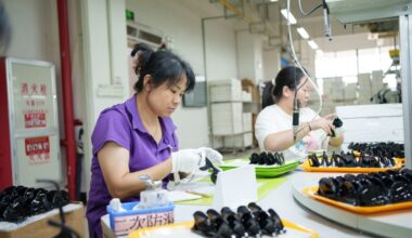 China factory, shoe production China