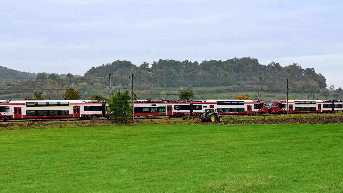 Ce premier train en «unité multiple» a circulé entre Luxembourg et Gouvy, en Belgique.