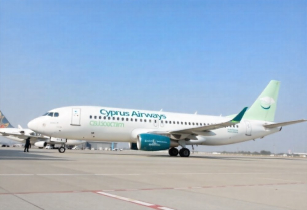 Cyprus airways in larnaca-heraklion route