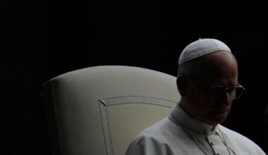 Pope Leo XIV presides over a Rosary vigil for peace in St. Peter's Square on the 63rd anniversary of the start of the Second Vatican Council, at the Vatican, on Oct. 12.