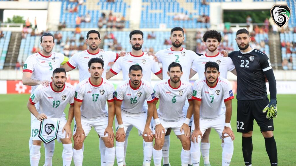 Syria’s national team during their match against Myanmar, October 14, 2025 (SFA/Facebook).