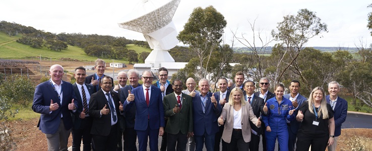 ESA inaugurates deep space antenna in Australia