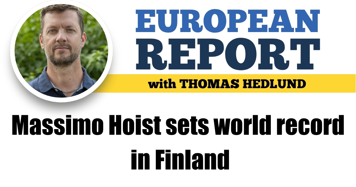 Massimo Hoist sets world record in Finland