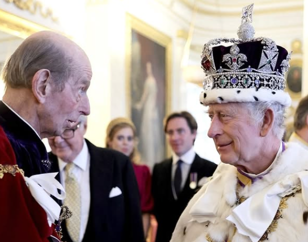 King Charles shows family support for grieving Duke of Kent