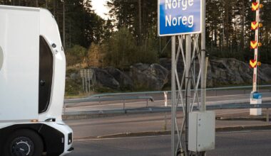 A delivery from Sweden to Norway for you - no need to thank the driver