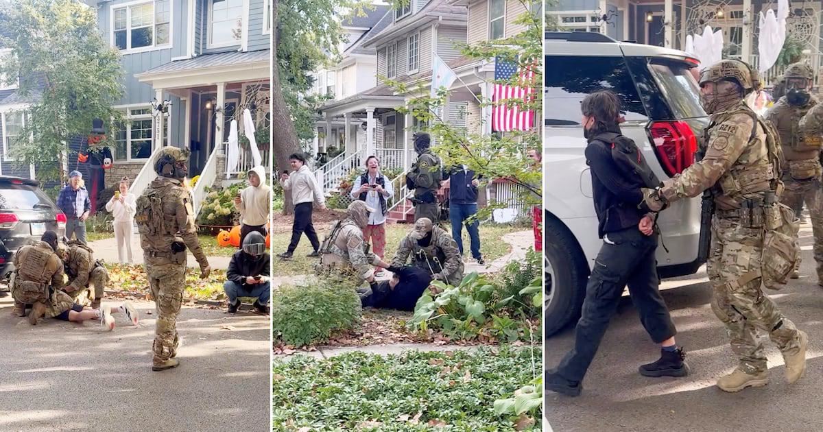 Trump Border Patrol Goons Allegedly Break Ribs of U.S. Man, 67, at Kids’ Halloween Party