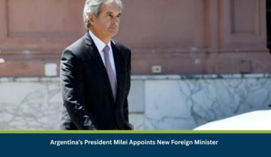 Argentina’s President Milei Appoints New Foreign Minister