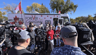 Former PC deputy premier’s ‘Forever Canadian’ petition success a big potential problem for UCP