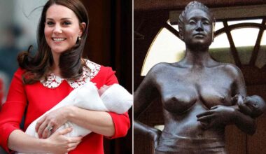 Hospital Where Kate Middleton Gave Birth Unveils Powerful Postpartum Statue Where She First Introduced George, Charlotte and Louis