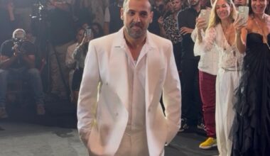 Eli Sharabi, relatives of ex-hostages strut runway at TLV Fashion Week