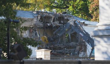 White House starts demolishing part of the East Wing to build Trump’s ballroom