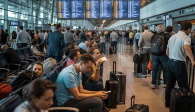 Travelers Impacted Across Germany as Air Europa, Lufthansa, CityJet, and SunExpress Face 235 Delays and 43 Cancellations, Affecting Berlin-Brandenburg, Frankfurt, and Munich Airports