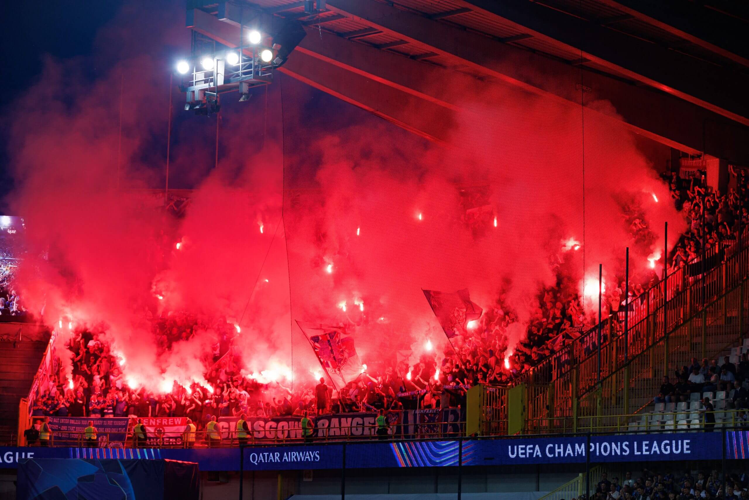 Rangers fans Club Brugge