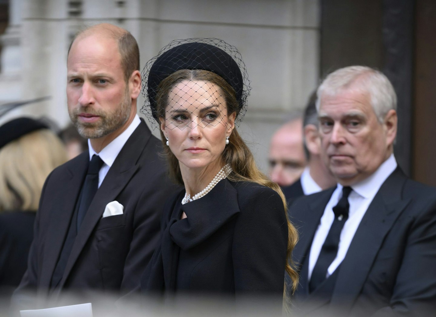 There was tension at the Duchess of Kent’s funeral