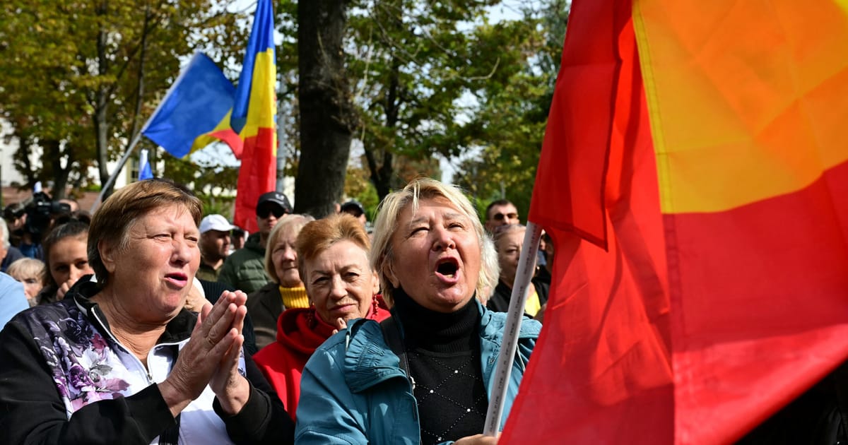 EU must unblock Moldova’s membership bid, government urges after historic vote – POLITICO