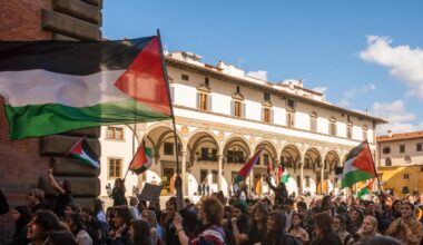 Pro-Palestinian protesters reach Italy’s football training centre to oppose game vs Israel