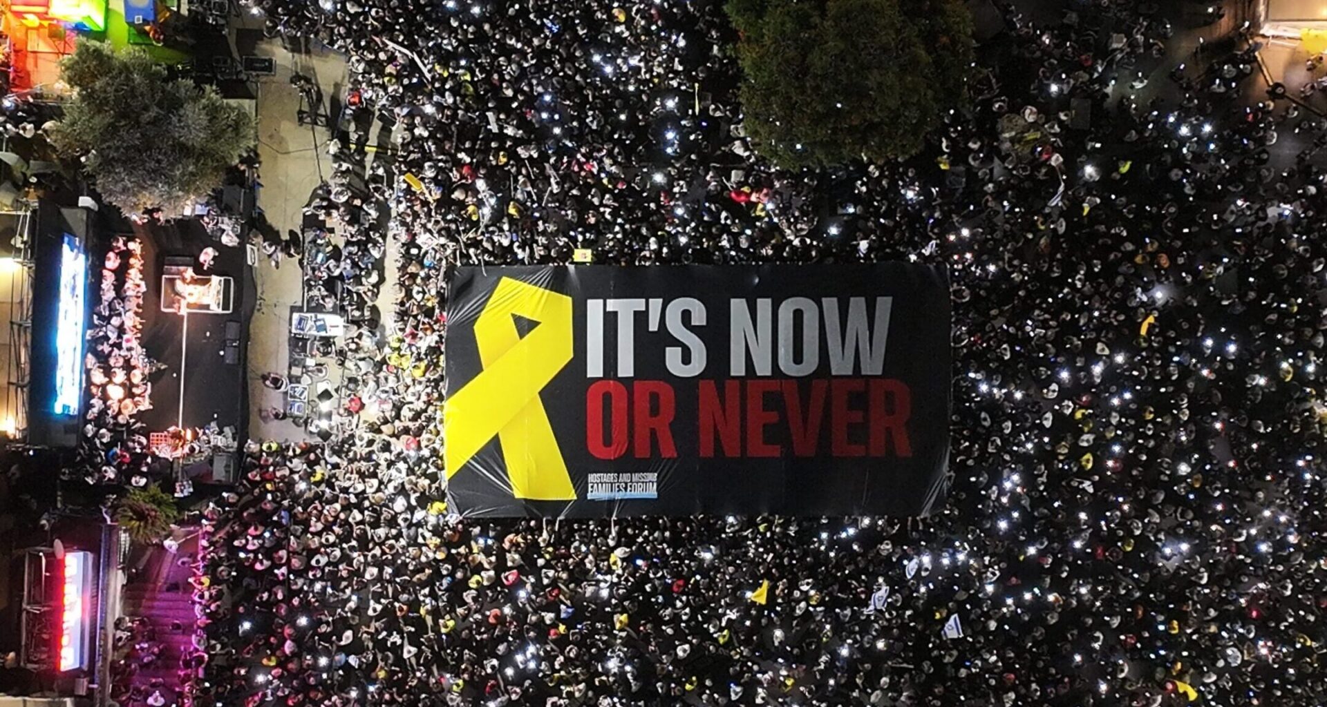 Trump shares pictures of Tel Aviv protests as negotiators hunker down on Gaza ceasefire talks