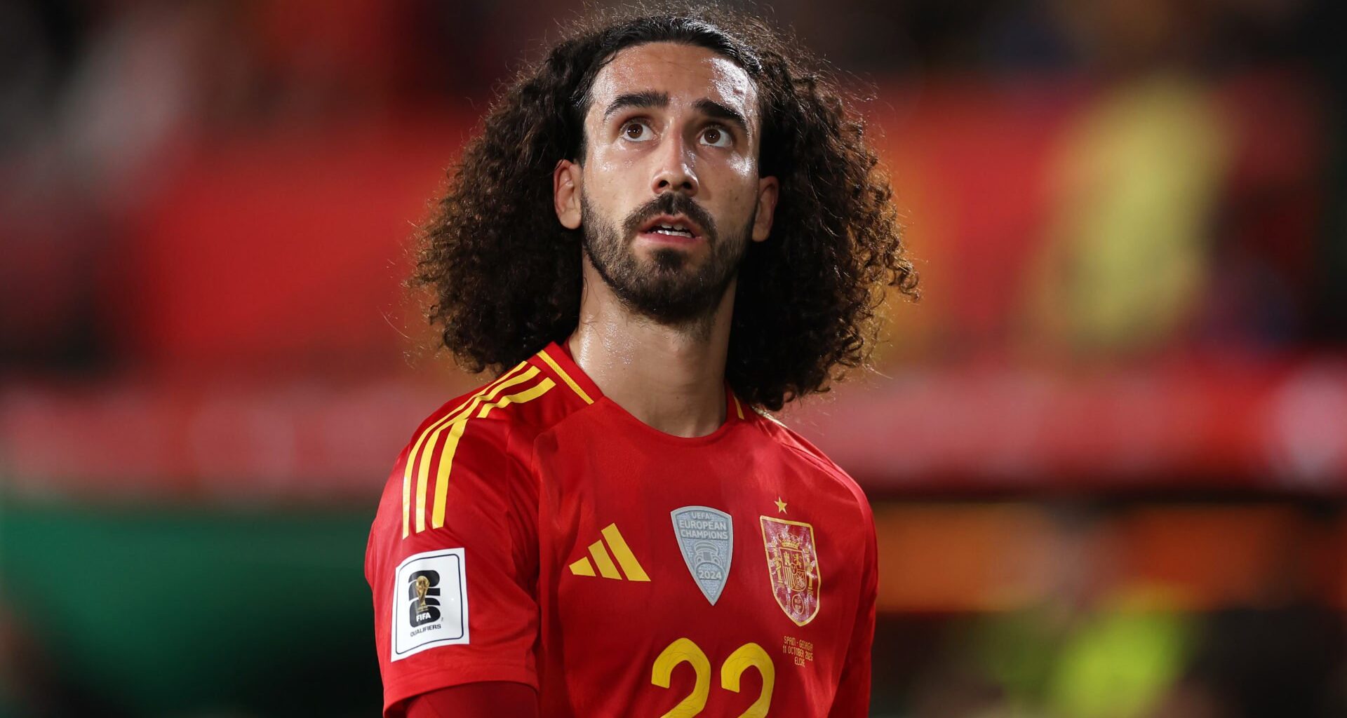 How Chelsea's Marc Cucurella got on for Spain on international duty against Khvicha Kvaratskhelia