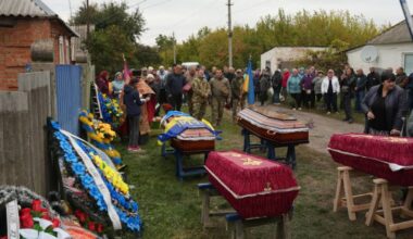 Pregnant mother, husband, and two children farewelled after drone attack