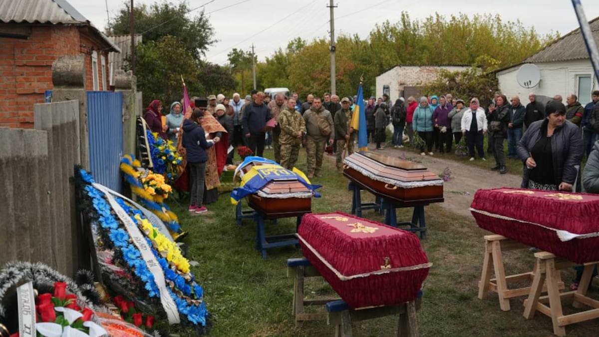 Pregnant mother, husband, and two children farewelled after drone attack