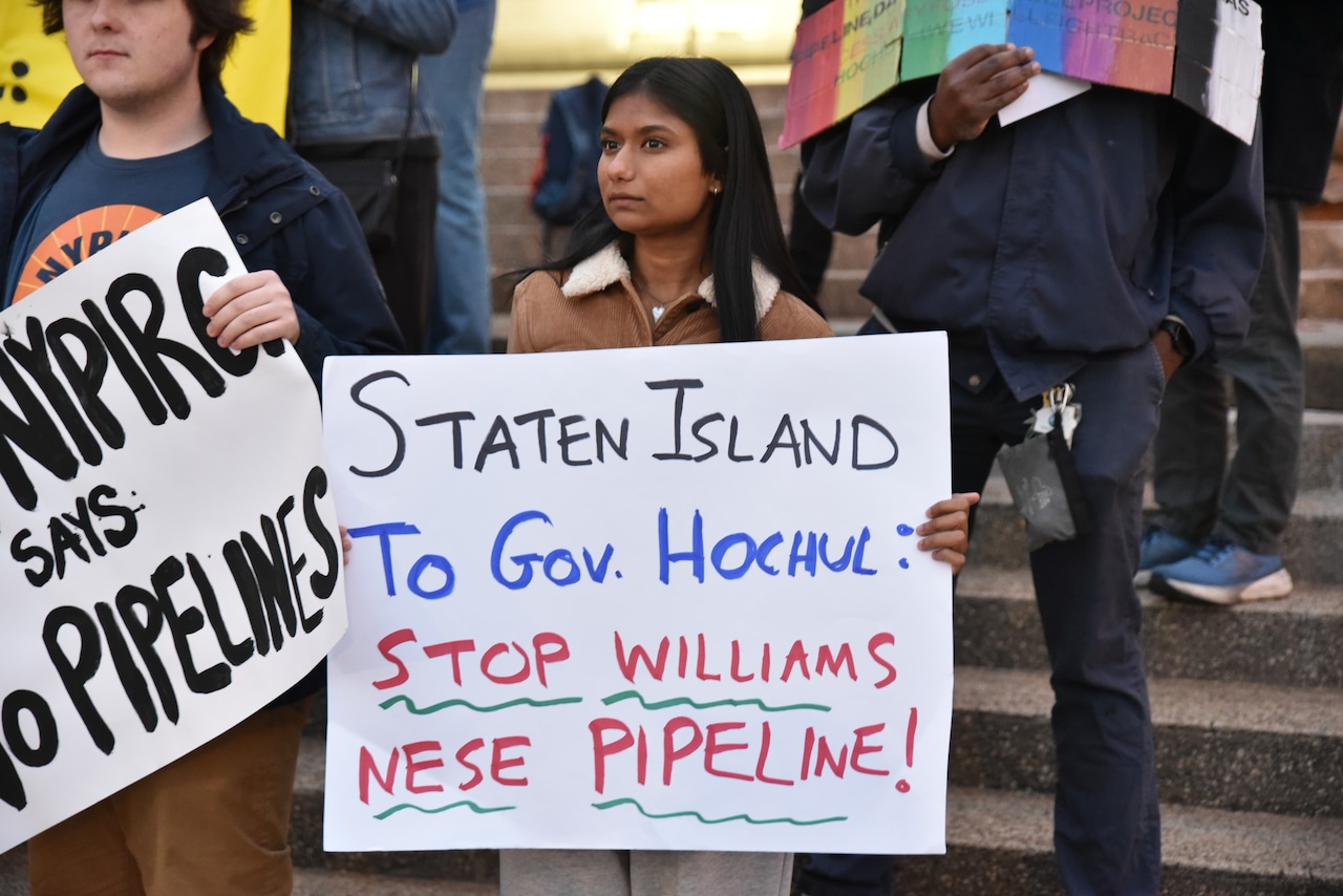 Pipeline Protest Borough Hall