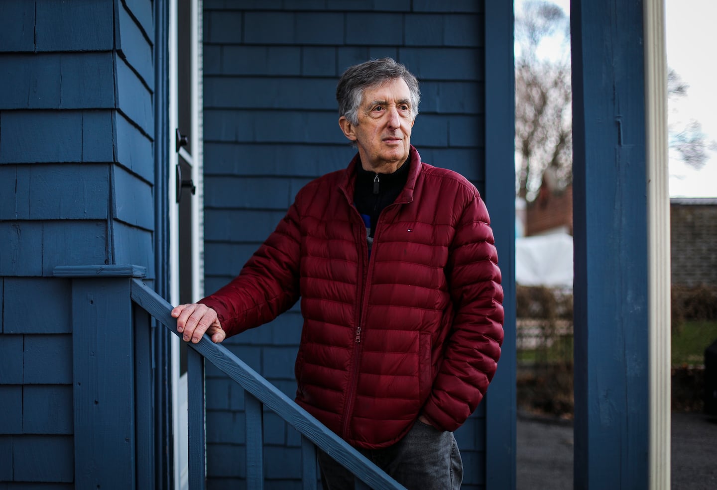 John Nucci posed for a portrait in 2021.