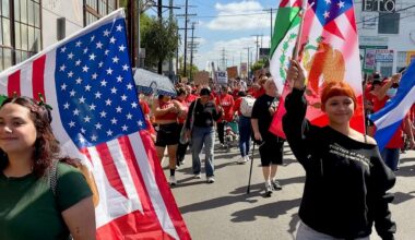 Thousands march in downtown LA to protest ICE raids