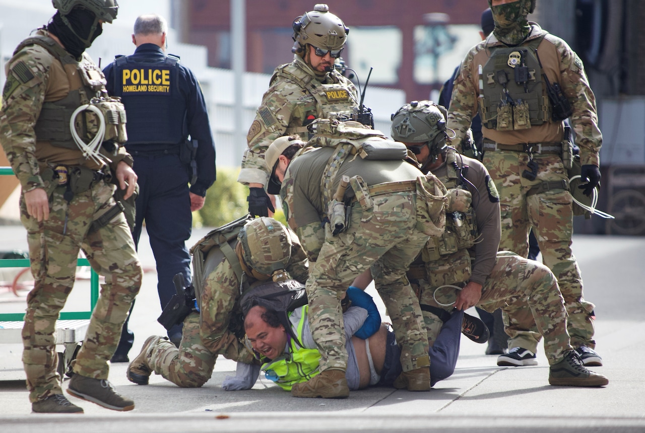 Portland ICE Protest -- October 18, 2025