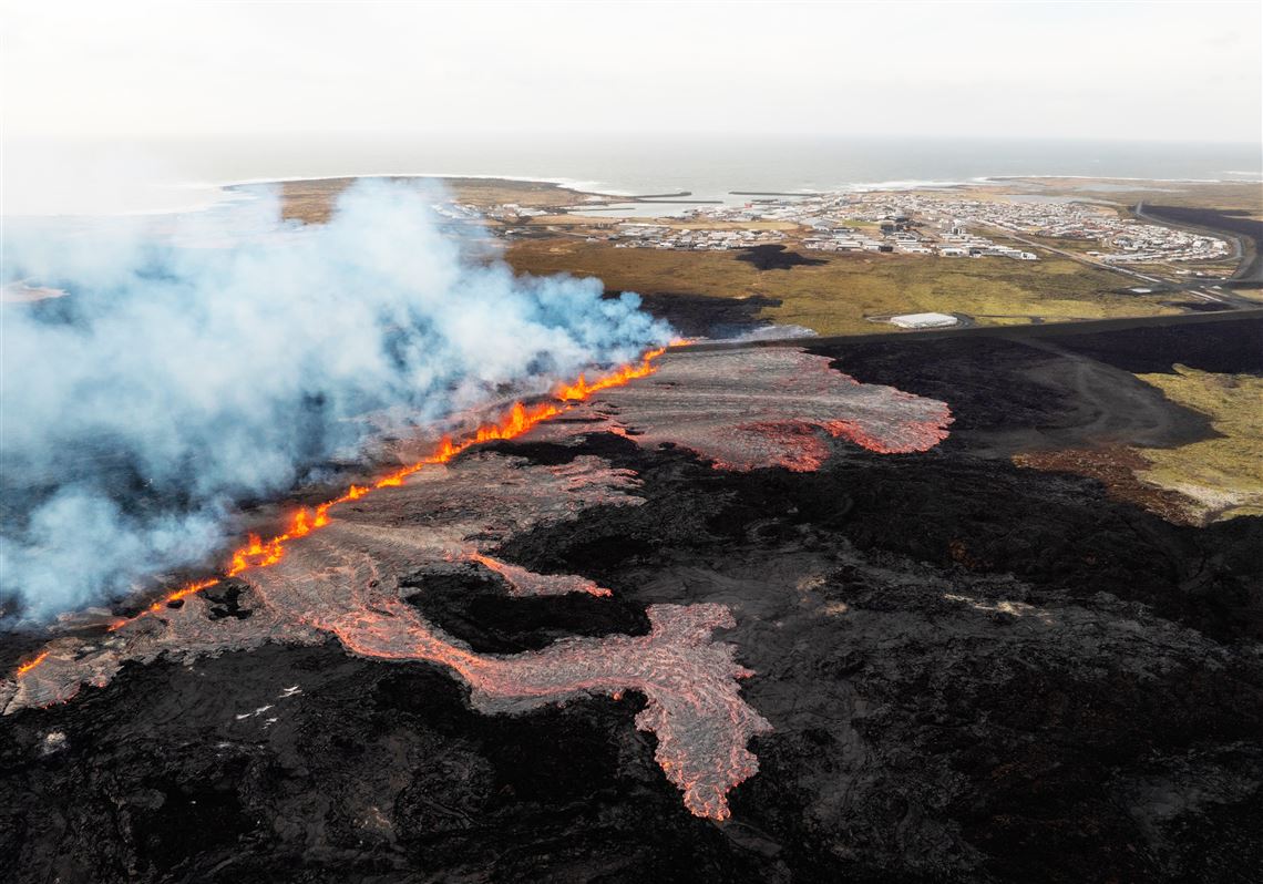 In Iceland, a town still shaken by volcanic eruptions tries to recover