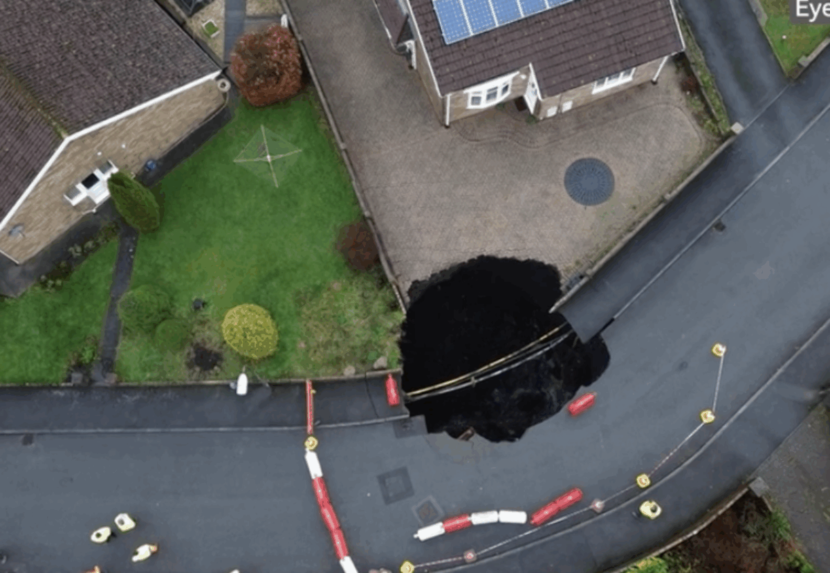 Welsh sinkhole costs £4m to fix