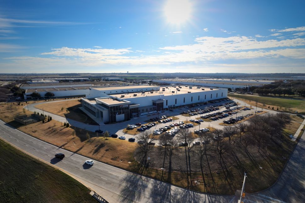 An aerial view of MP Materials' Independence facility in Fort Worth, Texas