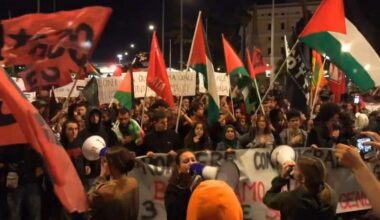 Protests break out across Italy, unions call general strike, as Israel