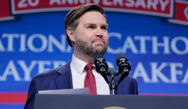 Read JD Vance’s Comments at National Catholic Prayer Breakfast