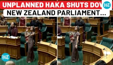 Sudden Haka stuns New Zealand parliament, speaker suspends session after gallery defies rules