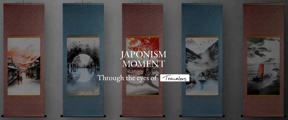 Japonism Moment - collection of artworks from the Japan National Travel Organization (JNTO) depicting Japan as seen through the eyes of tourists