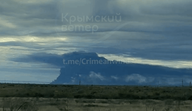 Russia's largest oil terminal in occupied Crimea is still on fire