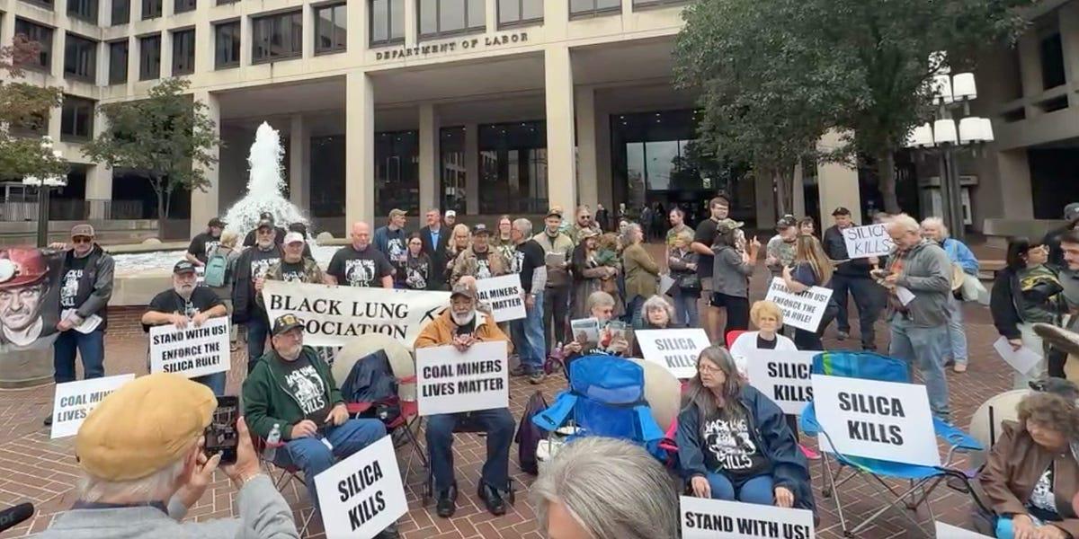 Coal Miners Protest Against Making Black Lung Great Again
