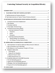 Mr. Ji Ma on “Contesting National Security amid Geopolitical Rivalry” – Lawfire