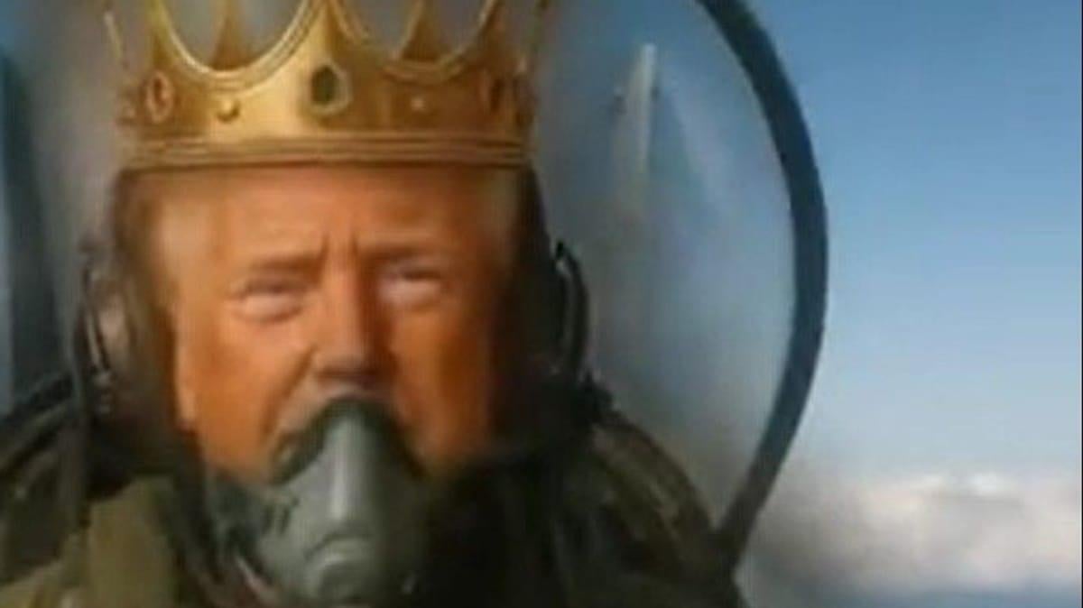 USA: Donald Trump reagiert mit Ekel-Video auf "No Kings"-Proteste