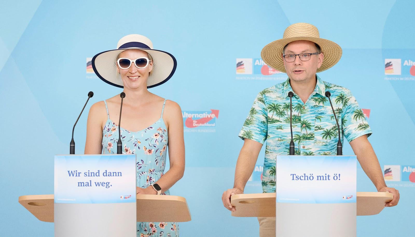 Weil sie absolut nichts tun müssen, um die Union zu überholen: AfD-Fraktion geht geschlossen bis 2029 in den Urlaub