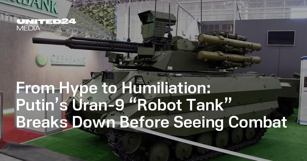 From Hype to Humiliation: Putin’s Uran-9 “Robot Tank” Breaks Down Before Seeing Combat