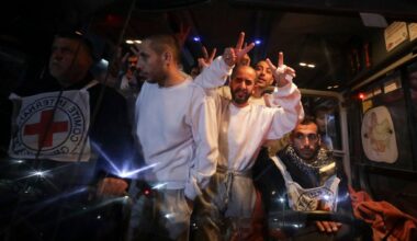 Israel publishes list of 250 security prisoners slated for release as part of Gaza deal