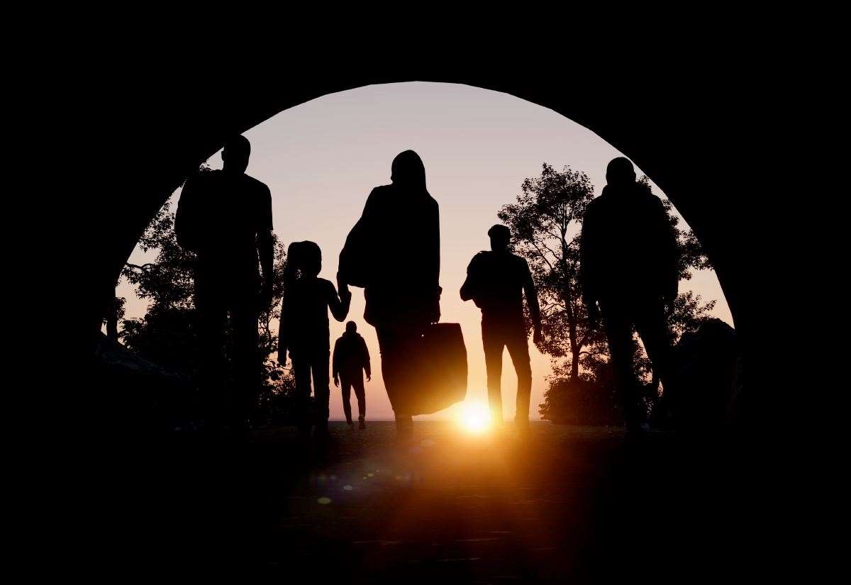 Who is defined as an asylum seeker as 300 individuals set to arrive in Inverness