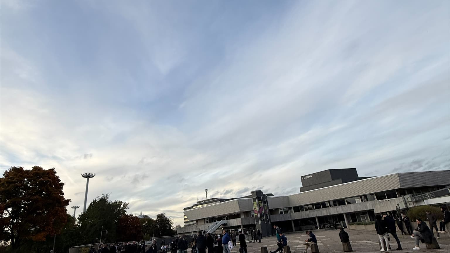 Le cortège des ultras du PSG à Leverkusen, le 21 octobre 2025